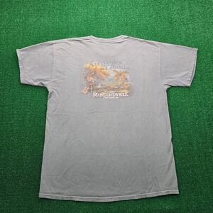 Margaritaville Jamaica‎ Tshirt Mens XL Gray Graphic Summer Beach Tropical Casual